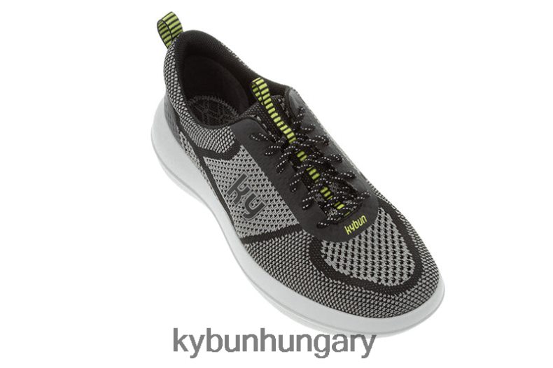 cipő kybun meilen fekete-szürke férfiak Z804V0115